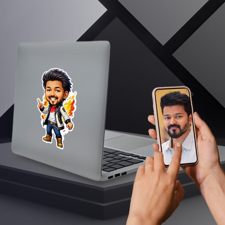 Photo-to-Cartoon Stickers - Pack of 5