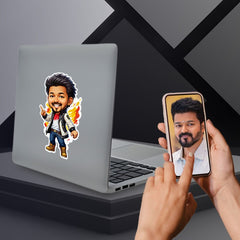 Photo-to-Cartoon Stickers - Pack of 5
