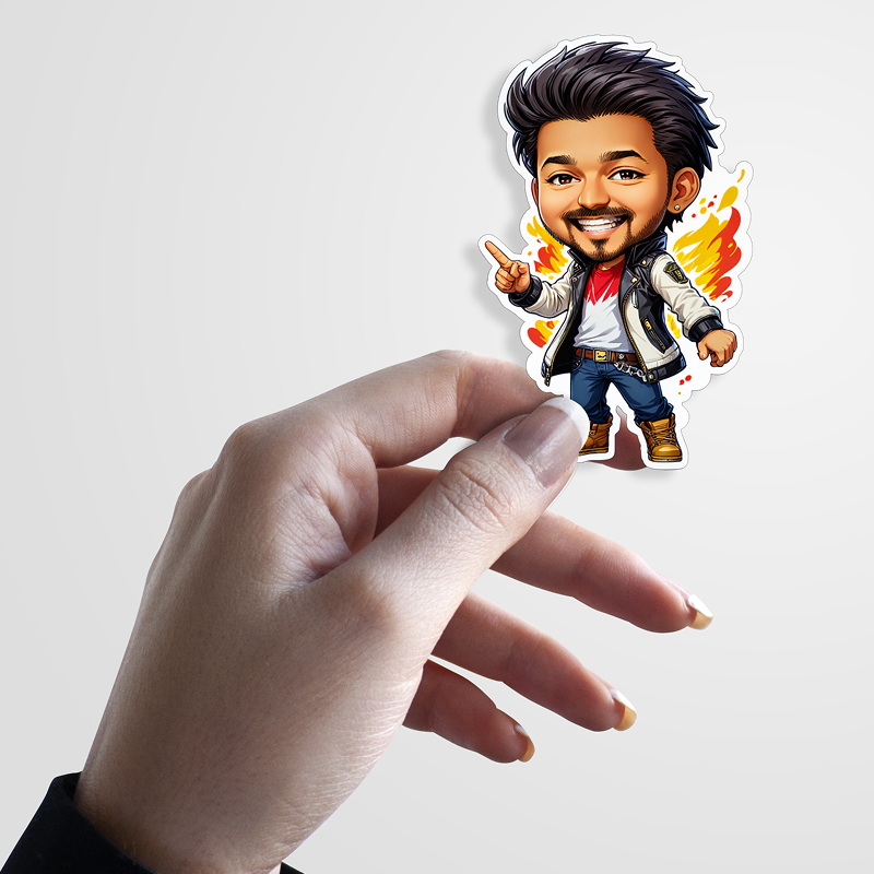 Photo-to-Cartoon Stickers - Pack of 5