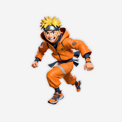 Naruto Running Pose Sticker