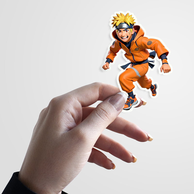 Naruto Running Pose Sticker