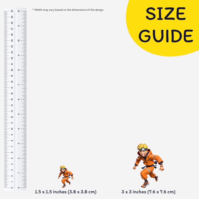 Naruto Running Pose Sticker