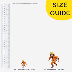 Naruto Running Pose Sticker