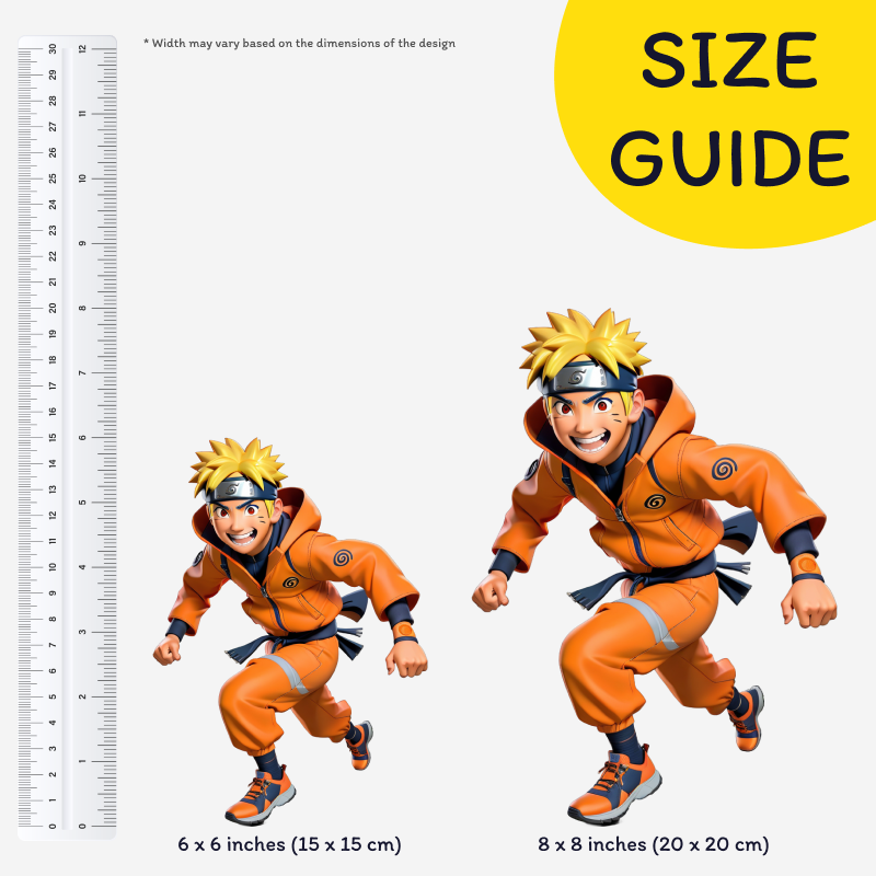 Naruto Running Pose Sticker